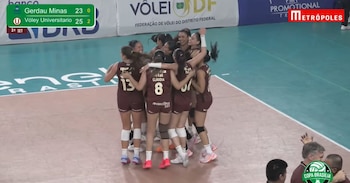 Universitario venció 3-0 a Gerdau Minas y clasificó a la final de la Copa Brasilia de vóley 2026.