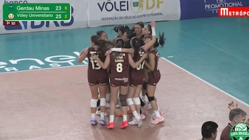 Universitario vs Gerdau Minas 3-0: resumen del triunfazo y clasificación ‘crema’ a la final de la Copa Brasilia de vóley 2026