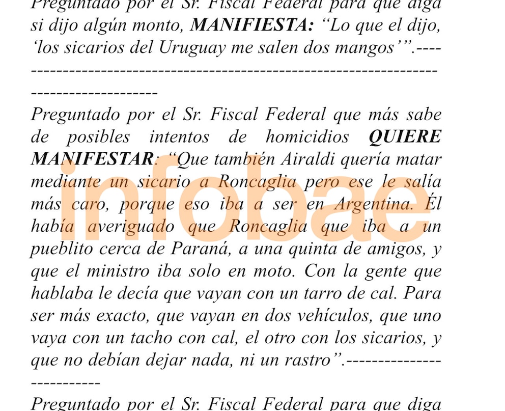 Desbarataron un plan para matar al ministro de Seguridad, a un juez y a un fiscal desde una cárcel de Diamante 4 OS5UKBYJQJFSXEVBJXKF2QEWZA