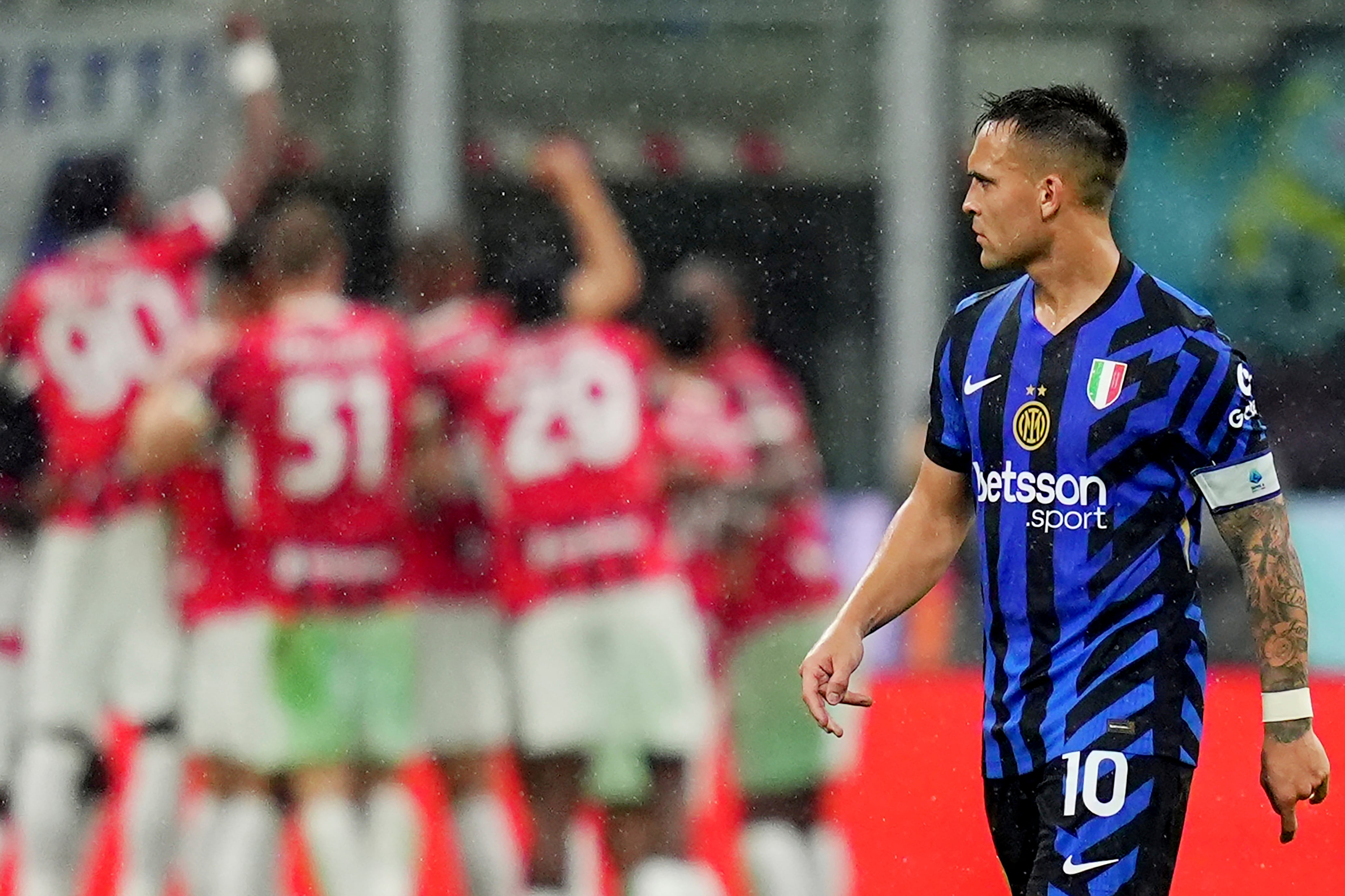 Uno de los partidos investigados es el Inter-Milan de la Coppa Italia 2025 (AP)