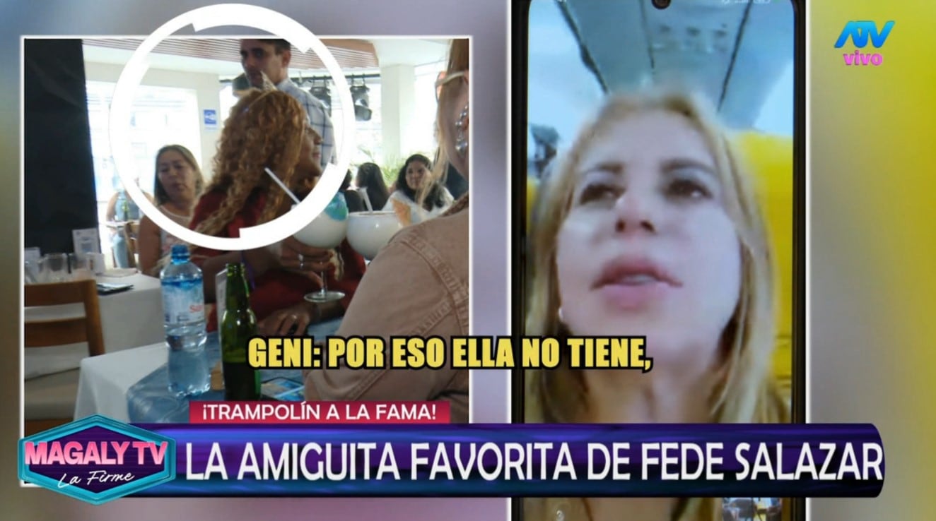 Amigas de Erika Manrique rompen su silencio y cuentan todo sobre su cercanía con Federico Salazar. Captura: Magaly TV La Firme.