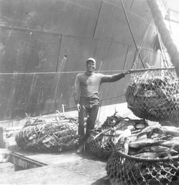 Pescador japonés Oscar Toshiro Kawanishi