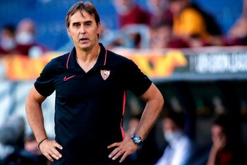 El entrenador del Sevilla, Julen