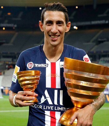 Ángel Di María llegó a