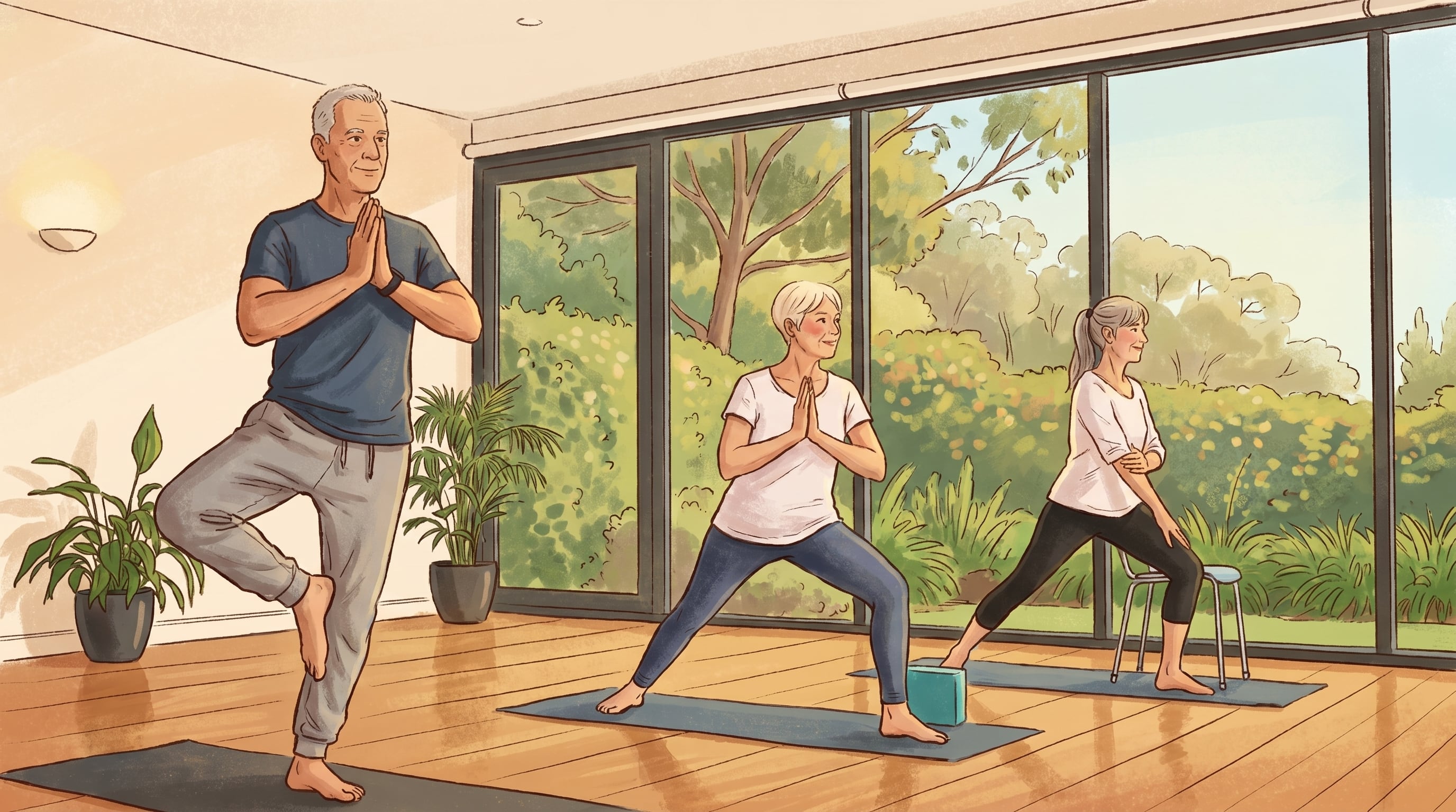 El yoga suave reduce ansiedad, fatiga e insomnio en sobrevivientes de cáncer, según un estudio presentado por la University of Rochester Medical Center (Imagen Ilustrativa Infobae)