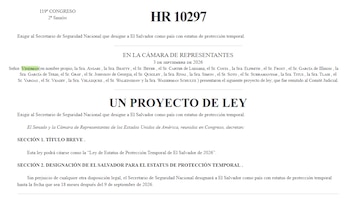 TPS, Washington, El Salvador, Estados Unidos