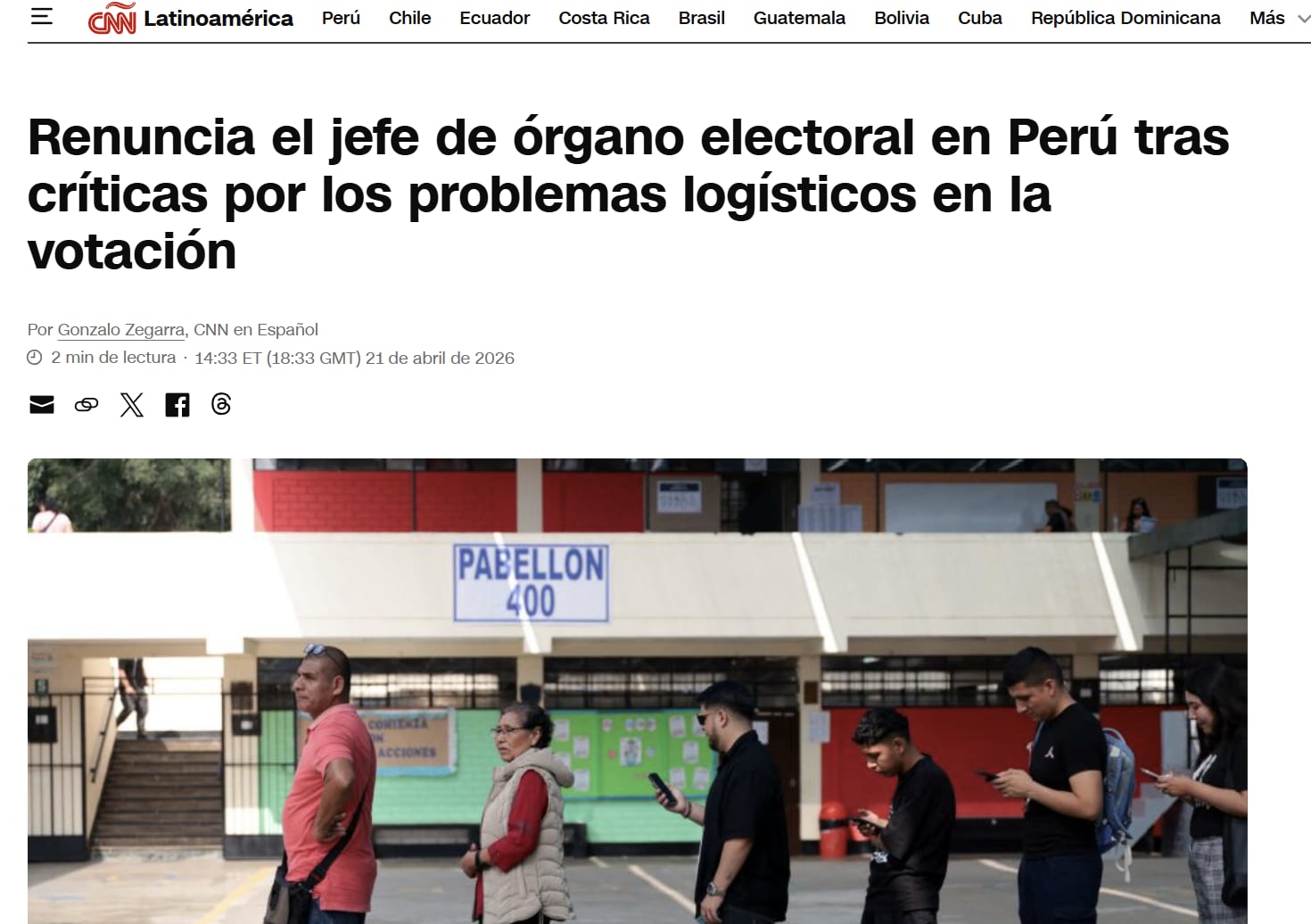Captura: CNN Latinoamérica