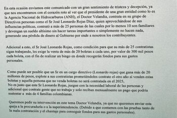 Directivo de la ANH es