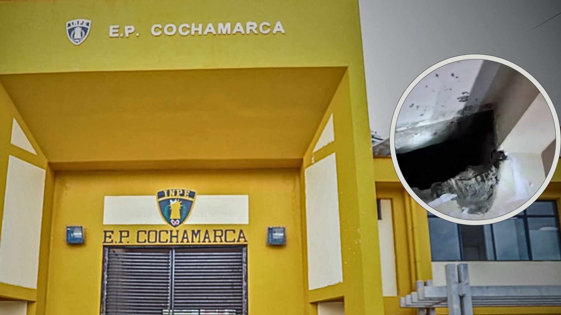 Los reos involucrados fueron aislados tras el hallazgo del túnel en el tercer piso del penal.Composición: Gobierno del Perú/ Infobae Perú