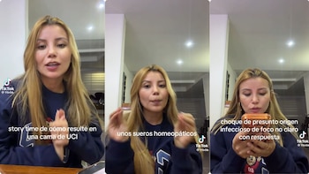 El relato de Isabella, que terminó hospitalizada tras probar sueros multivitamínicos intravenosos, pone en duda la seguridad de estos tratamientos que prometen beneficios inmediatos - crédito crédito 11ir06 / TikTok