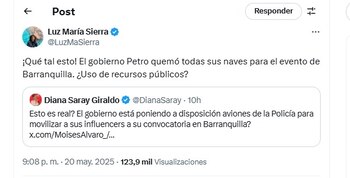 Trino de la periodista Luz María Sierra