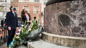 El matrimonio participó de los