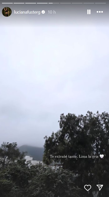 Luciana Fuster y Patricio Parodi no se lucen juntos.