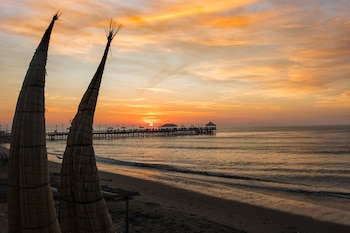 Balneario de Huanchaco, Perú. Foto:
