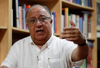 Foto de Fernando Tuesta, ex-chefe do Escritório Nacional Eleitoral (ONPE). EFE /Paolo Aguilar /Arquivo