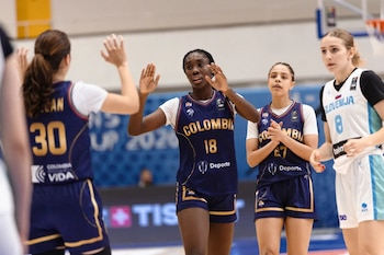 Colombia avanzó a la siguiente fase del Mundial Sub-17 Femenino de Básquetbol FIBA pese a perder 86-59 ante Eslovenia en Brno - crédito FIBA