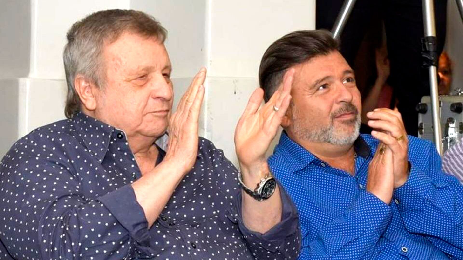 Amadeo Genta y su hijo Emiliano, del Sindicato de Municipales porteños (SUTECBA)