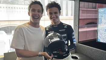 Sacha Fenestraz y Lando Norris