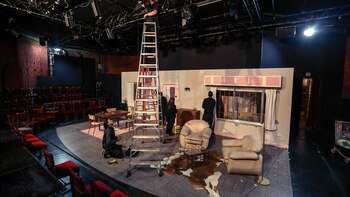 Durante el montaje en una