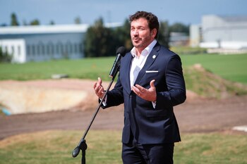 El presidente de la Conmebol,