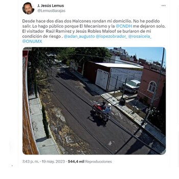 El periodista de investigación denunció