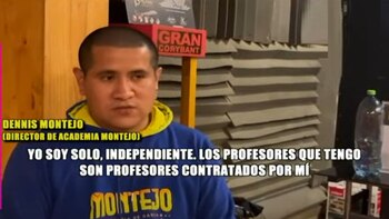 Dennis Montejo aclaró ser el