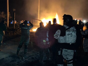 Explosión en ducto de Pemex