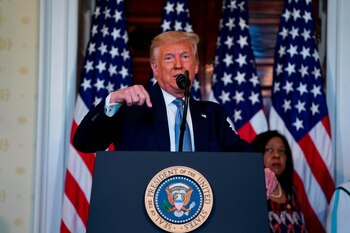 El presidente estadounidense, Donald Trump.