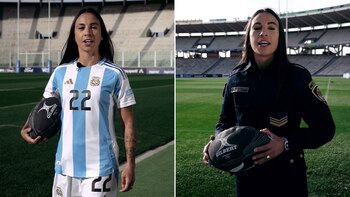 Salió tercera con la Selección