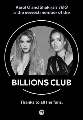 La colaboración de las colombianas