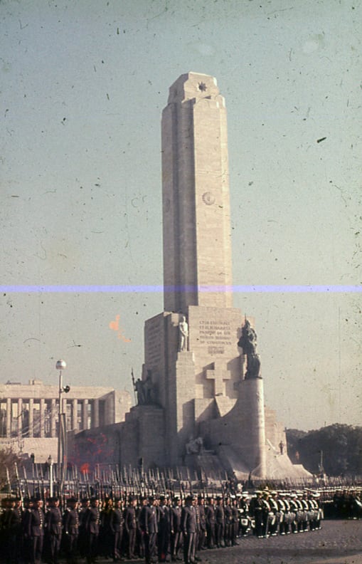 El Monumento a la Bandera se inaguró el 20 de junio de 1957 (Crédito: LAPRODI-ISHIR - Hirschfeld, Herbert)
