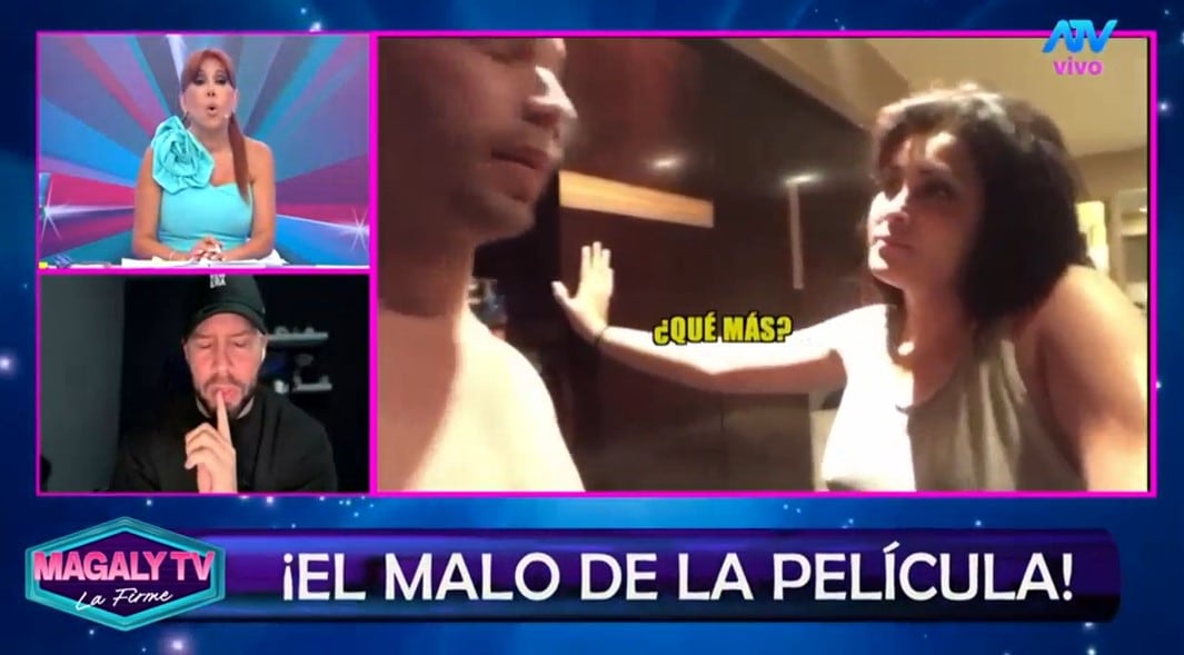 Kevin Blow ofrece una entrevista en el programa Magaly TV La Firme para rechazar las acusaciones de agresión planteadas por Michelle Soifer.