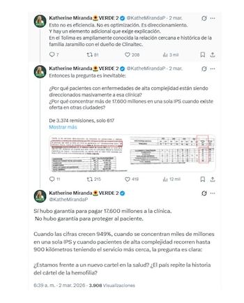 Con estas publicaciones en X,