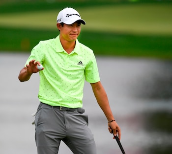 En la imagen, el golfista