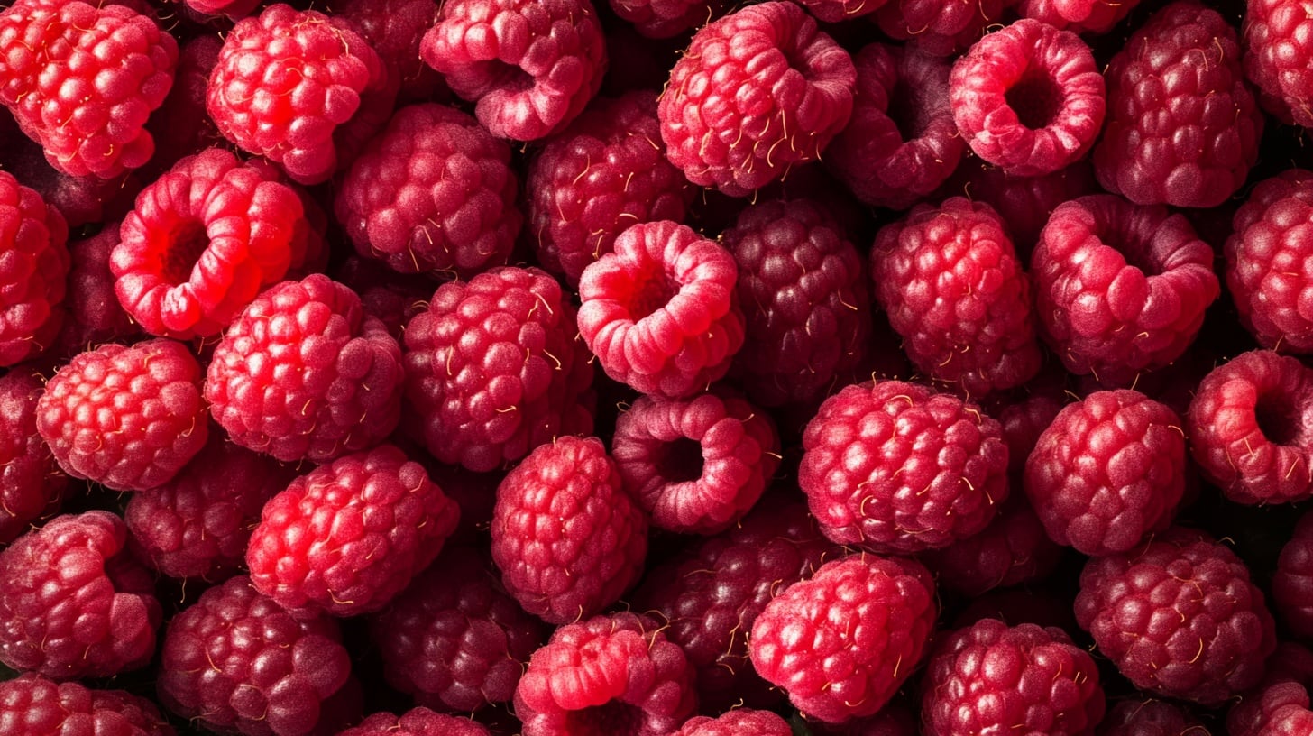 La frambuesa ofrece 4,5 gramos de fibra por cada 100 gramos, además de vitamina C, ayudando al sistema inmunológico y la digestión (Imagen Ilustrativa Infobae)