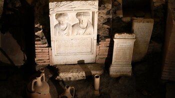 El sitio arqueológico está repleto