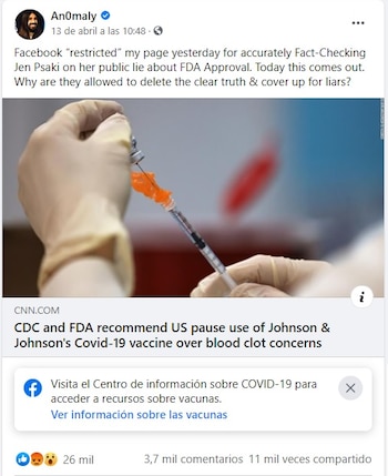 El posteo de An0maly