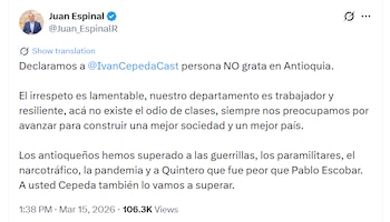 - crédito @Juan_EspinalR/X