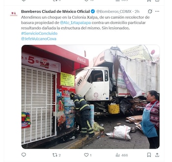(X/ @Bomberos_CDMX)