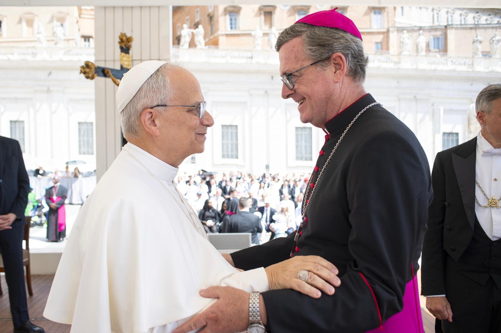 Saludo de Jorge García Cuerva al Papa León XIV