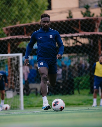 Los jugadores de Alianza Lima en un entrenamiento en Tarma previo al duelo con ADT. - créditos: Alianza Lima