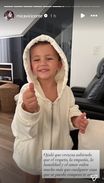 "Ojalá crezcas sabiendo que el