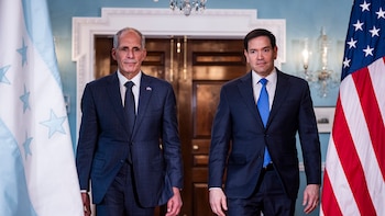 Marco Rubio recibió al presidente