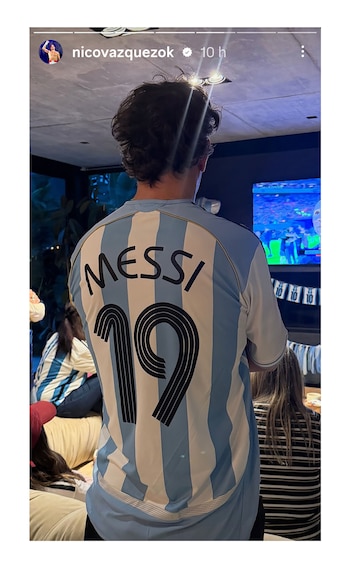 Nico Vázquez y la dedicatoria a la Selección Argentina