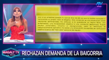 Magaly Medina celebra decisión judicial y resalta defensa de la libertad de expresión: “Una lección de ética profesional”. Captura: Magaly TV La Firme.
