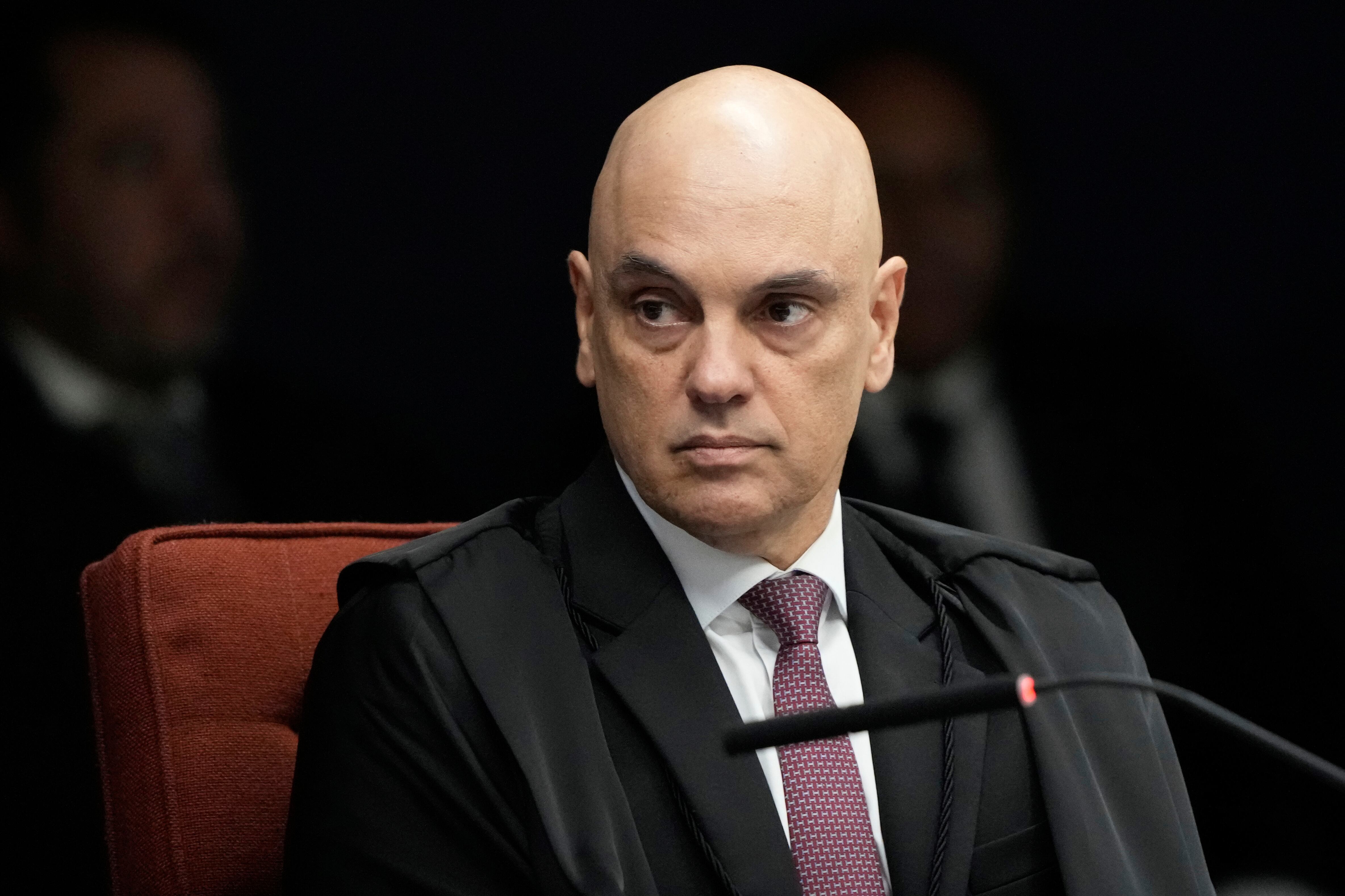 Alexandre de Moraes, juez del Supremo Tribunal Federal (AP Foto/Eraldo Peres)