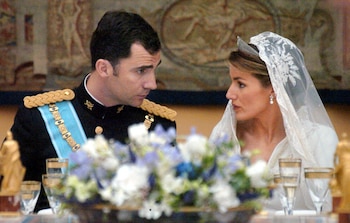 Los reyes Felipe y Letizia el día de su boda (Grosby)
