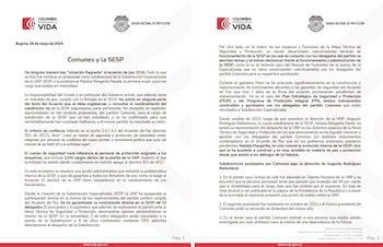 La UNP respondió ante una posible violación al Acuerdo Final de Paz - crédito UNP