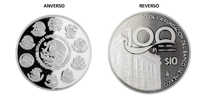 Así luce esta edición especial de la moneda de 10 pesos mexicanos. (Banco de México)