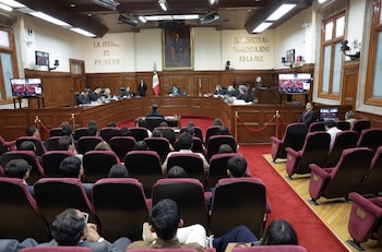 Lenia Batres es la ministra con más asesores y secretarios, le sigue el "Ministro Chicharrón".
Crédito: X/ @SCJN